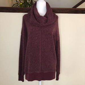 Abercrombie & Fitch Cozy Cowl Neck High Pile Pullover Sweater/Sweatshirt Y2K